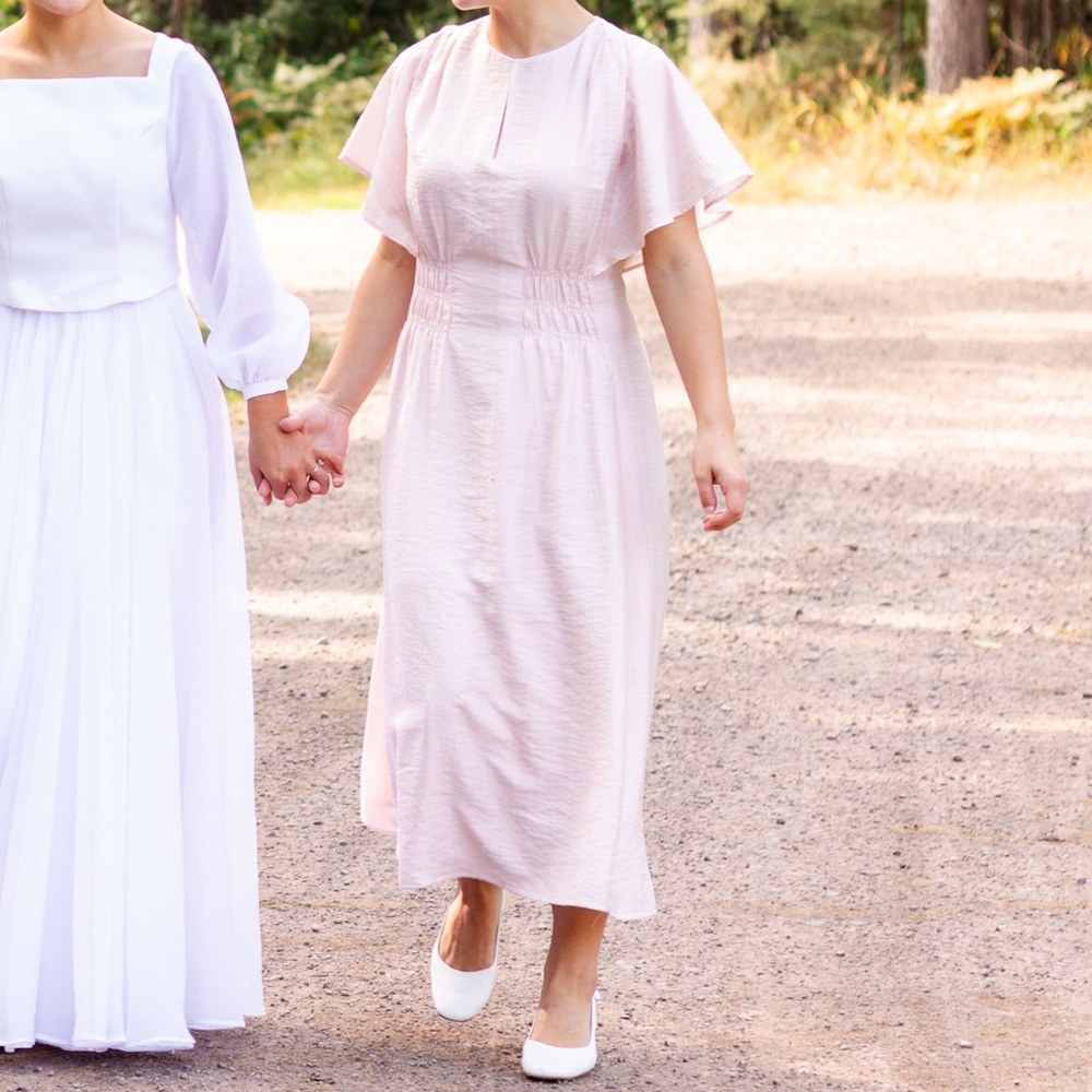 H&M Blush Midi Dress